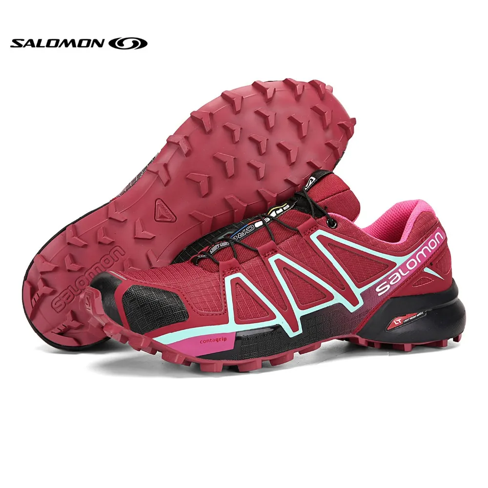 Salomon Speed Cross 4 CS III Women Running Shoes Original Outdoor Woman Athletic Sport Sneakers Speedcross 4 EUR Size 36-41