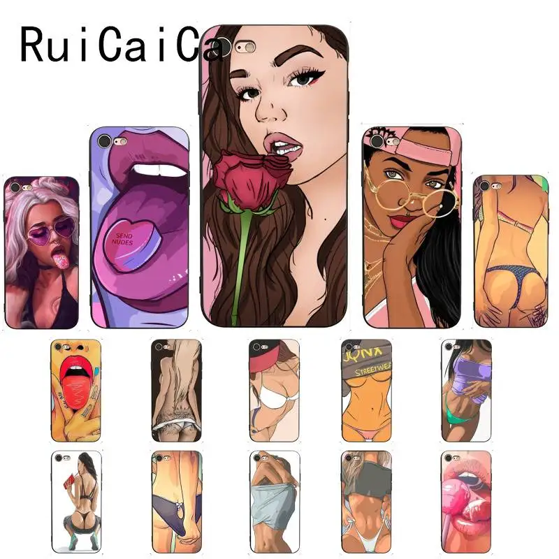 Ruicaica сексуальный Летний чехол для телефона Twerk It Swag oil на заказ iPhone 6S 6plus 7 7plus 8 8Plus X