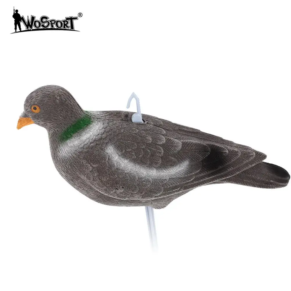 

Grey PE Hunting Decoy Yard Dove Decoy Scarecrow Fake Bird Hunting Realistic