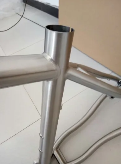 Cheap Kalosse Titanium  1.3kg  27.5er bicycle  mountain  bike frame   27.5*17 inch  Bike Titanium alloy  frame  Hot selling 6