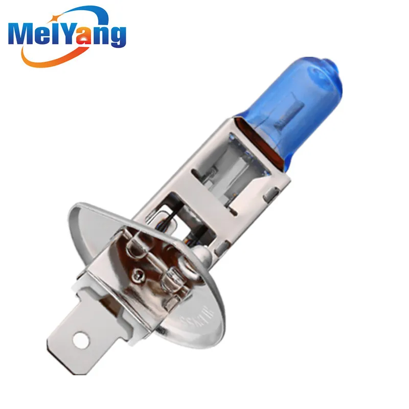 2pcs  H1 100W 12V Halogen Bulb Super Xenon White Fog Lights High Power Car Headlight Lamp Car Light Source parking auto