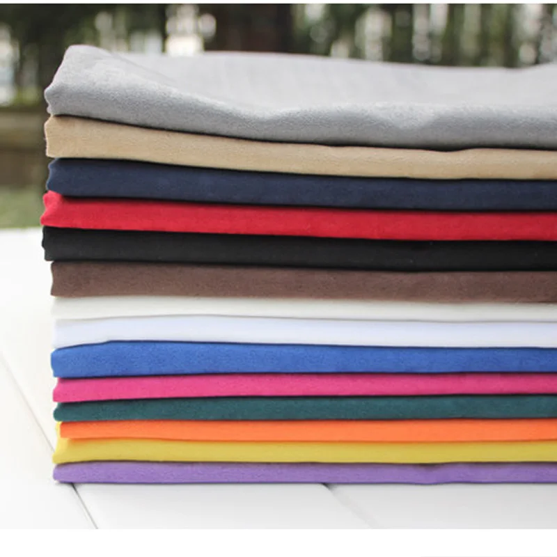 Suede flannelette material diy sill fabrics by cushion pillow handmade