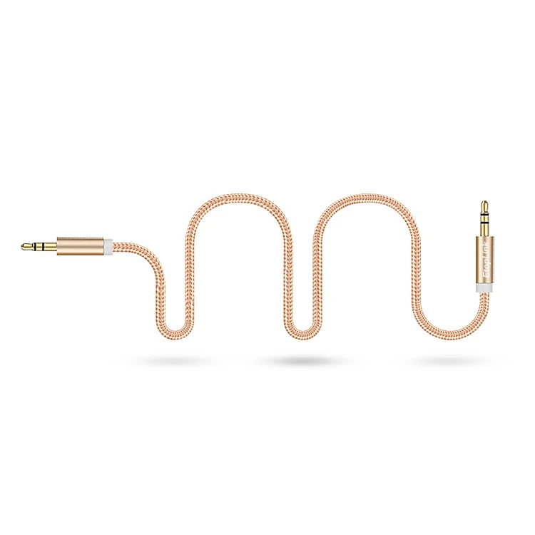 

EtopLink 3.5MM AUX Male to Male Audio Cable Noise Reduction for Car Universal Nylon programming cable for Phone/Car and Radio