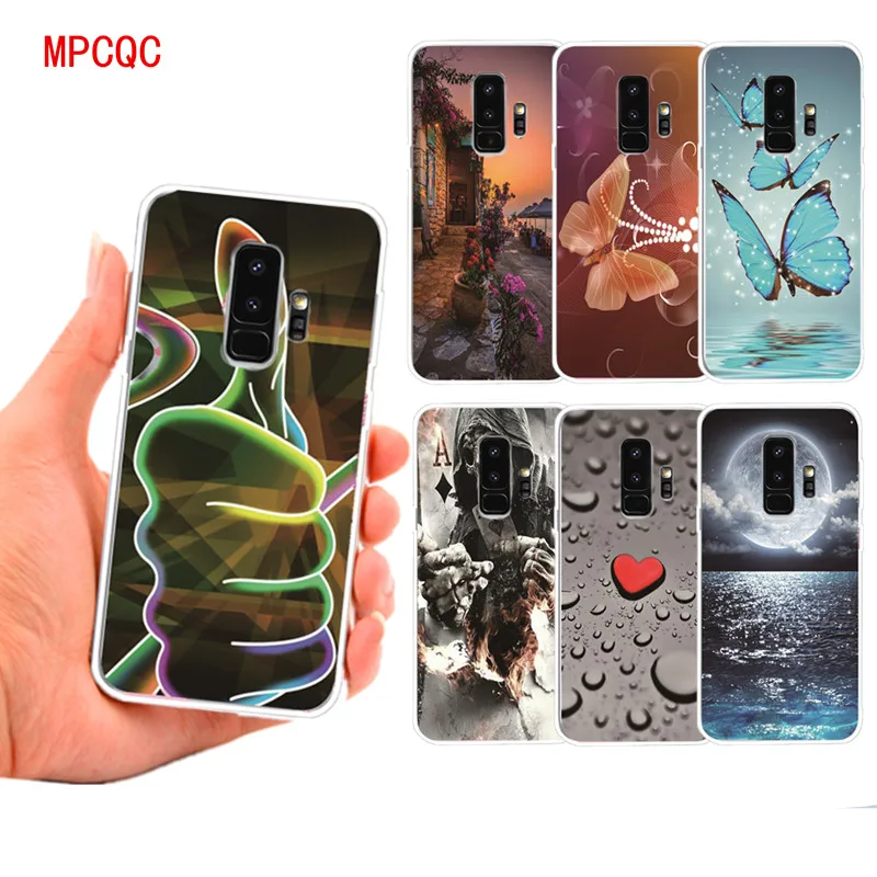MPCQC Glossy TPU Silicon Phone Case for Samsung Galaxy Note 8 9 S8 S9 A3 A5 A7 J3 J7 2017 A8 Plus fashion Cover case |