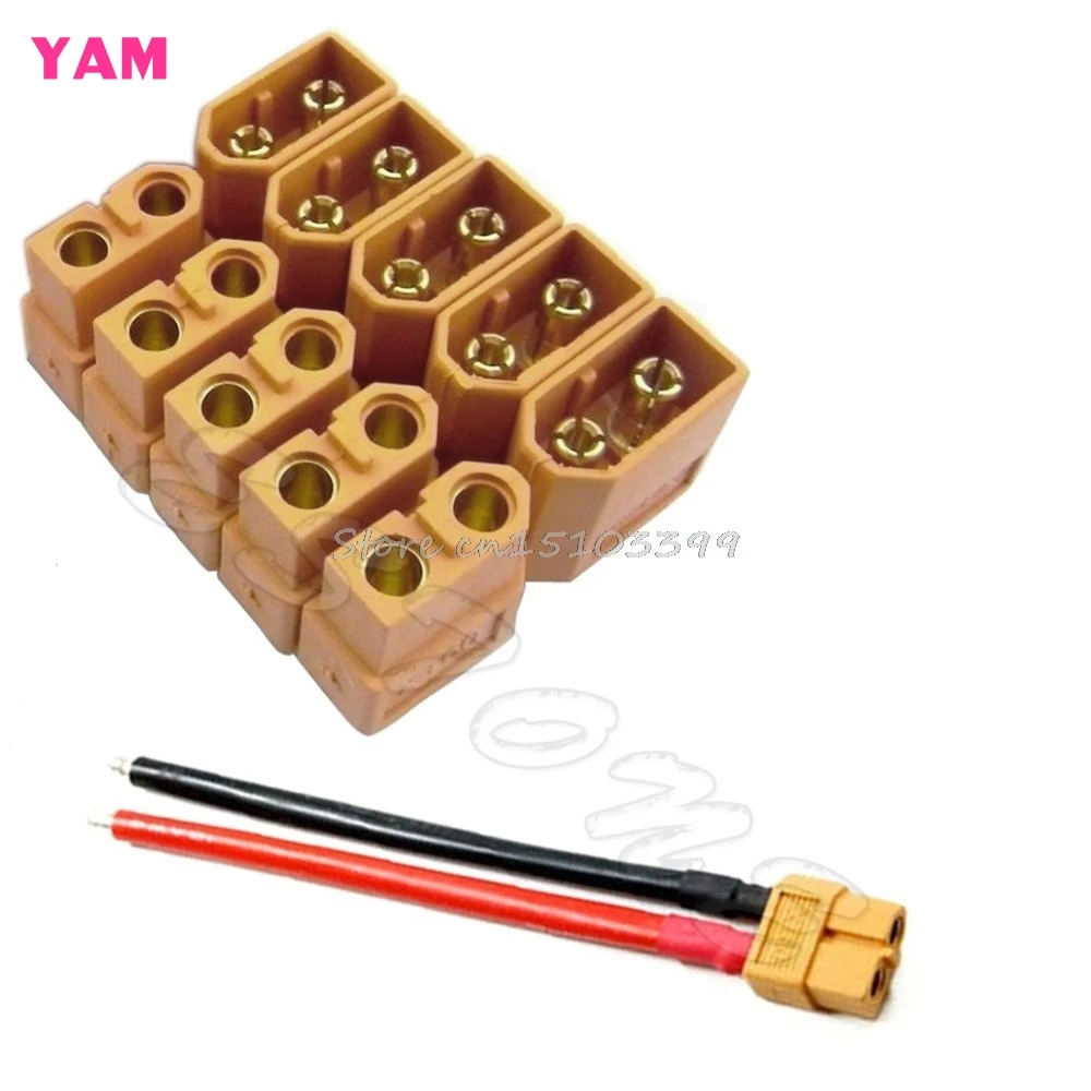 New 5 Pairs XT60 Male Female Bullet Connectors Plugs for RC Lipo Battery #G205M# Best Quality amass xt60u male female bullet connectors plugs upgraded from xt60 for rc lipo battery