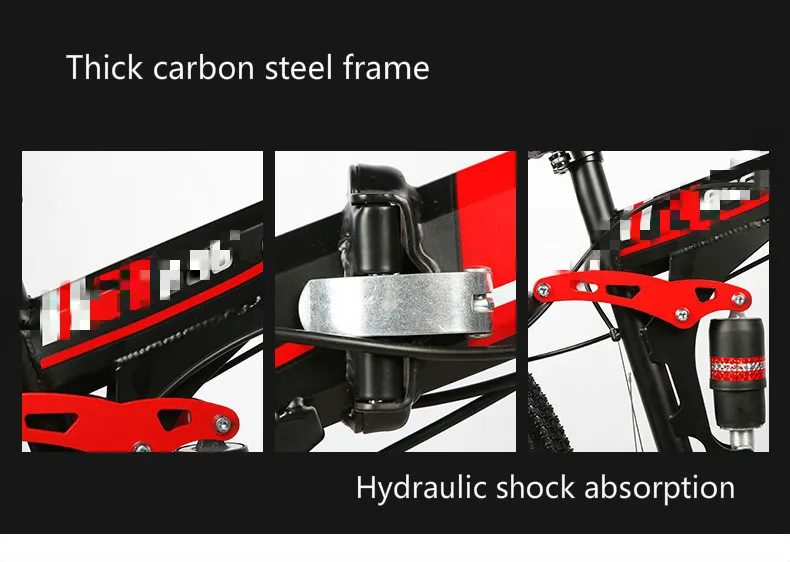 Top Folding Mountain Bike Bicycle 26 Inch Double Shock Absorbing Overall Wheel Bicycle Speed Bicycle 6 Top Folding Mountain Bike Bicycle 26 Inch Double Shock Absorbing Overall Wheel Bicycle Speed Bicycle 6