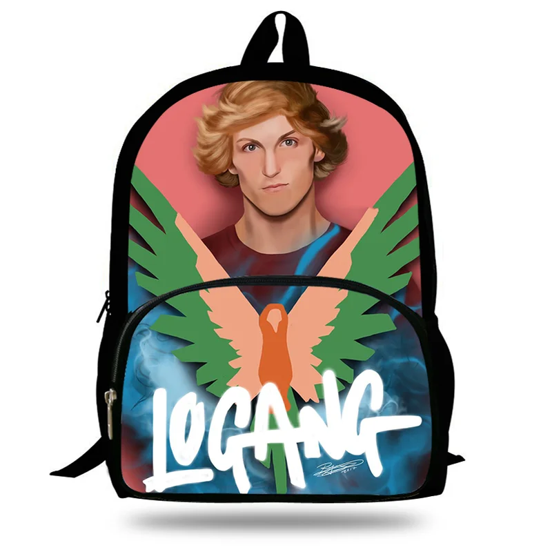 Новый популярный новый логотип Maverick Logang детские школьные ранцы Logan Paul для