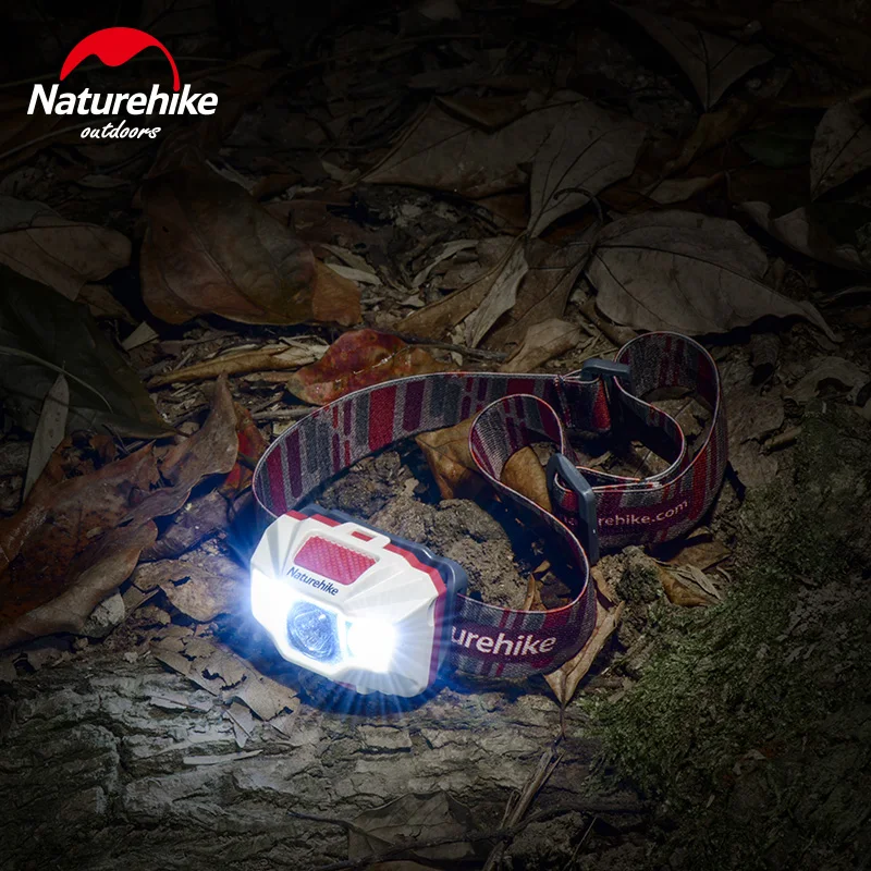 Налобный фонарь NatureHike 4 режима водонепроницаемый светодиодный зарядка через USB