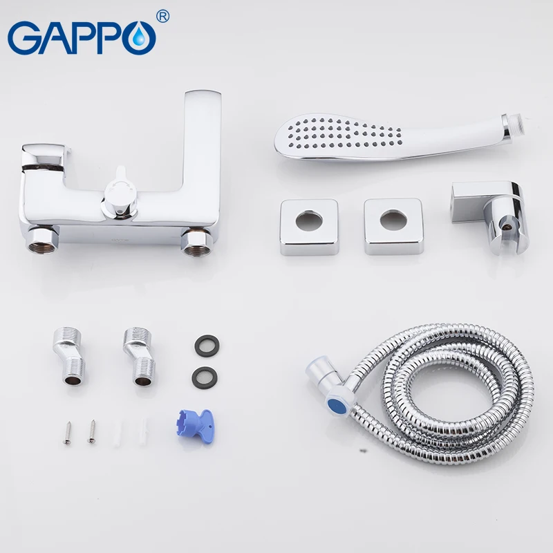 GAPPO смеситель для ванной комнаты Душ для дождевой воды baignoire кран настенный белый кран для ванной кран s кран-водопад для ванной