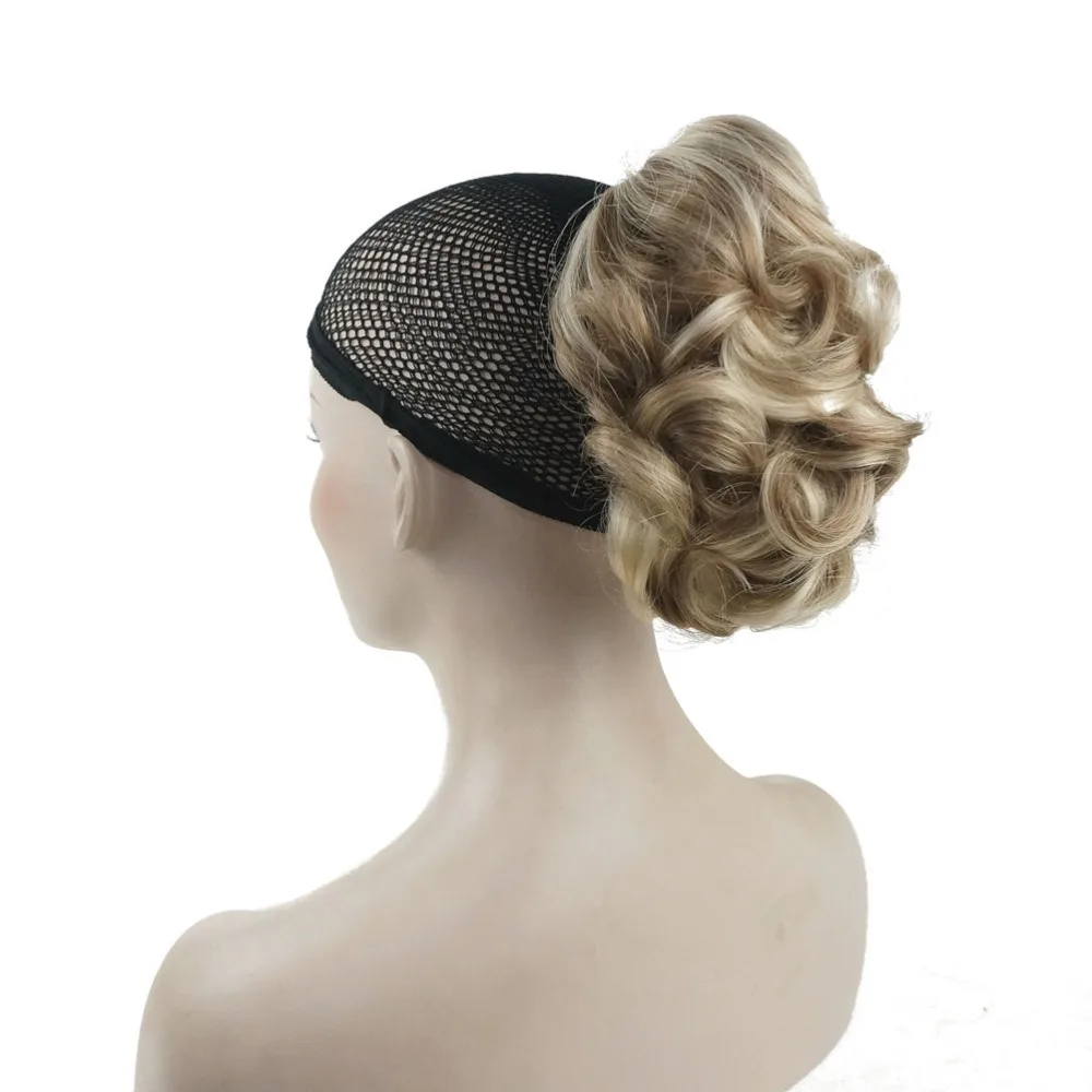  StrongBeauty Claw Clip Ponytail Hairpiece Short Curly Hair Extension Synthetic Hairpiece