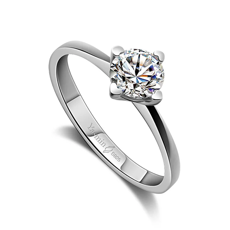 

Fashion Classic Couple Engagement Ring 5A Zircon Cz Solid 925 Sterling Silver Rings Women Jewelry Christmas Valentine's Day Gift