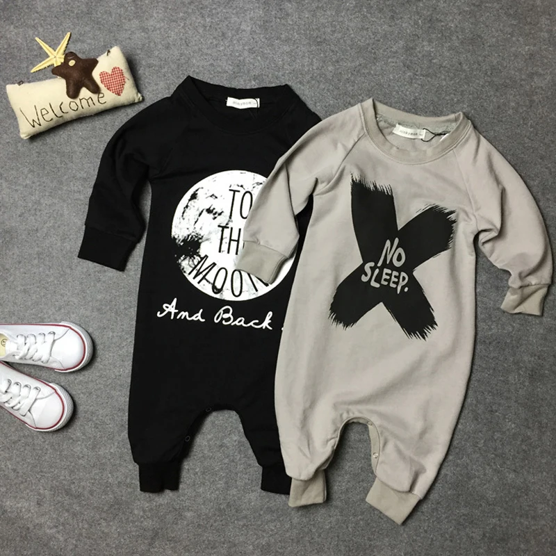 

2016 Newborn Baby Clothes Babyworks One Pieces Baby Romper Infant Boys Girls Long Sleeve Jumpsuits Clothing Baby Rompers