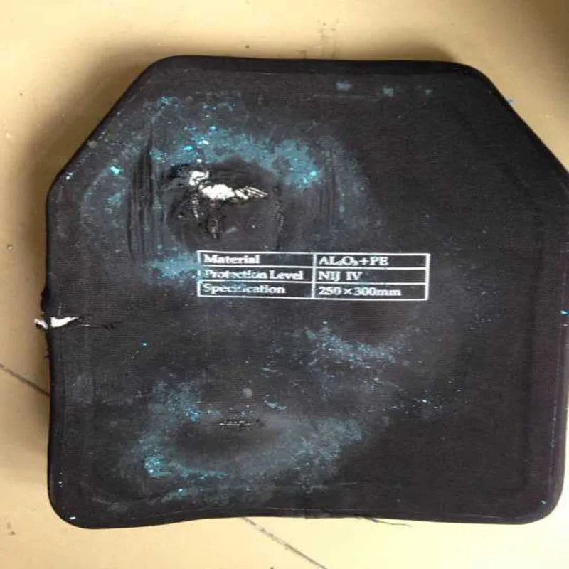 10x12 ''глинозема PE NIJ IV Баллистические Плиты Al2O3 Алюминий оксид