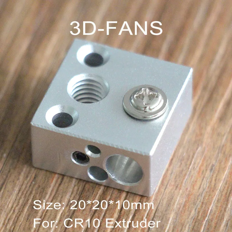 3D принтер экструдер Bowden hotend CR10 нагреватель Блок цельнометаллический радиатора