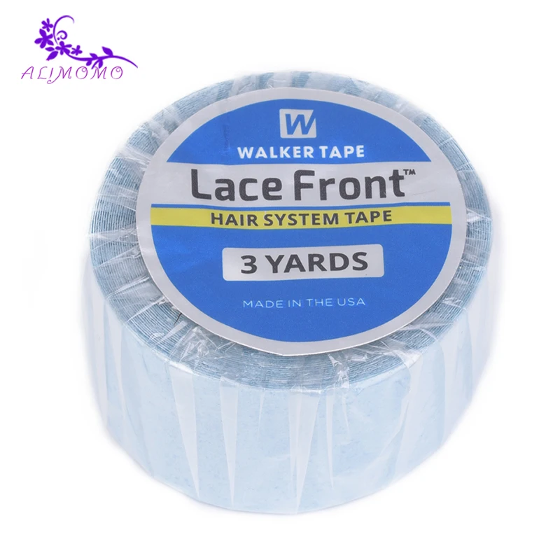 New Arrival Super Double Side Blue Tape For Hair Extension 3 Yard Wig