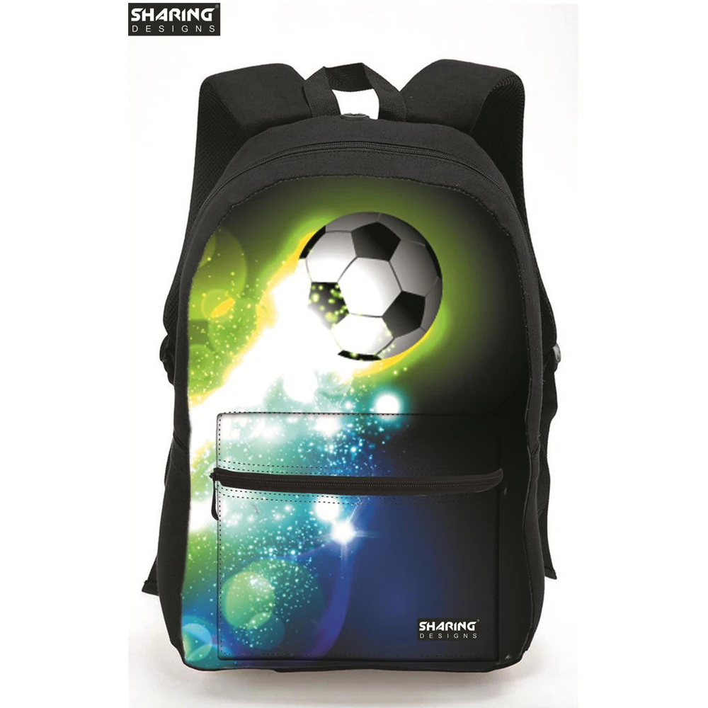 Brand Kids Children Schoolbag Preppy Style FootballPrint Student Book Bags Boys School Bags Casual Ball Style