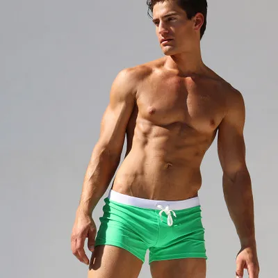 Горячая Распродажа дизайн модные мужские пляжные шорты(AUS001 - Цвет: Green