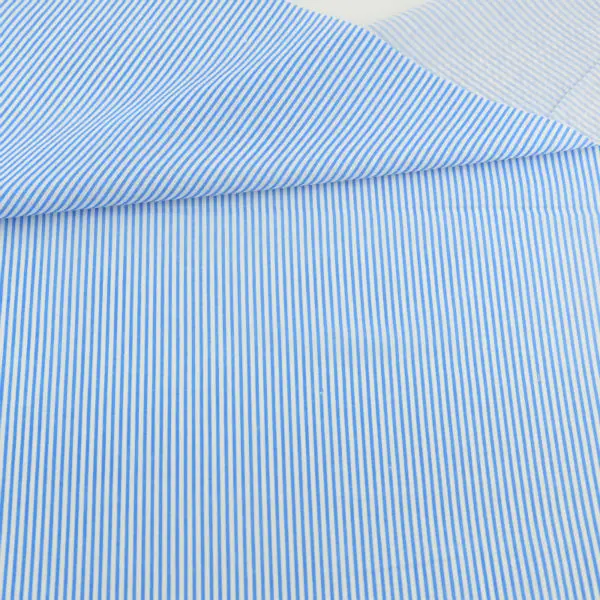 

100% Cotton Fabric Blue and White Stripes Design Patchwork Clothing Doll's DIY Decoration Sewing Cloth Scrapbooking Home Textile