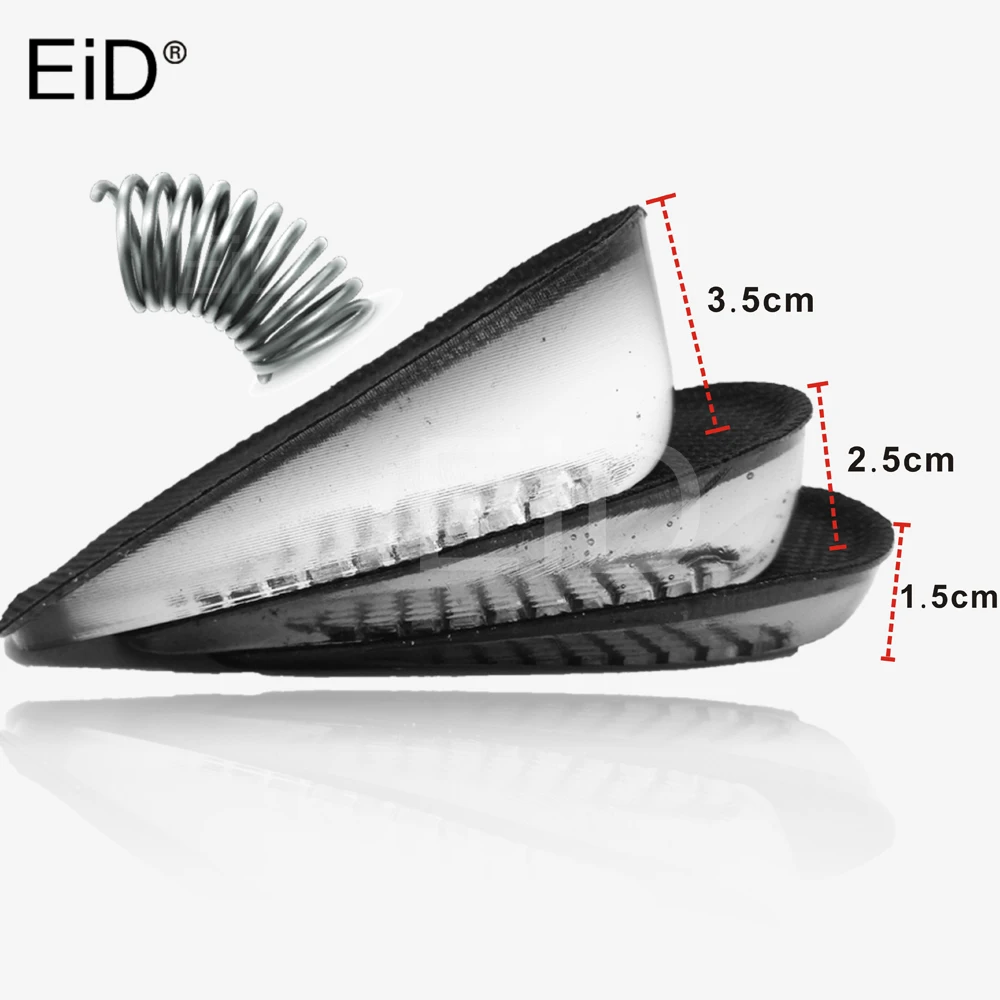 

EiD Height Increase Insole Adjustable 1.5/2.5/3.5CM Air Cushion Invisible Pads Soles Insoles inserts For Shoes Men and Women