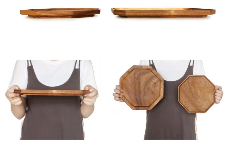 RSCHEF 1 шт. неправильный деревянный поднос мебель фруктовый поднос креативный твердый деревянный поднос тарелки