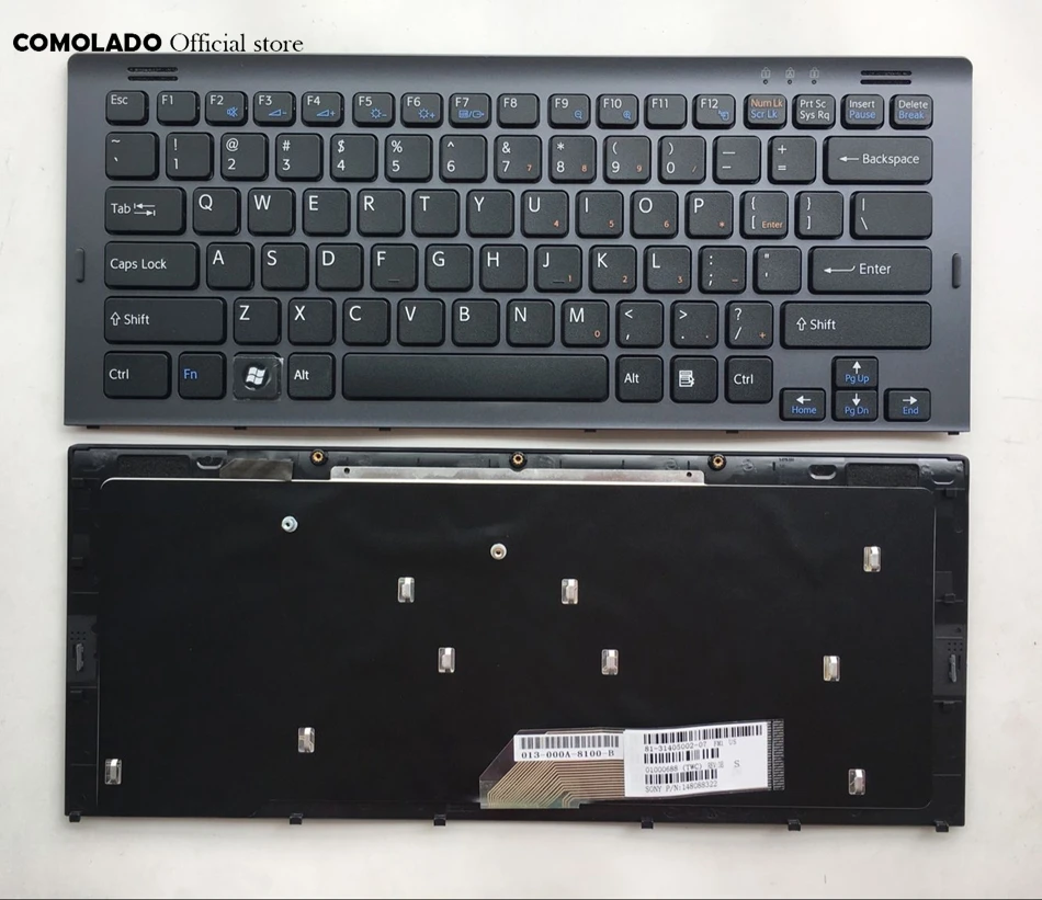 

US English Keyboard For Sony Vaio VGN-SR VGN SR Black Laptop keyboard US Layout PCG-5P4L