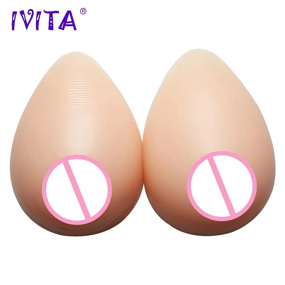 

IVITA 800g Fake Boobs Realistic Silicone Breast Forms For Crossdressers Mastectomy Prosthesis Drag Queen Crossdresser Breasts