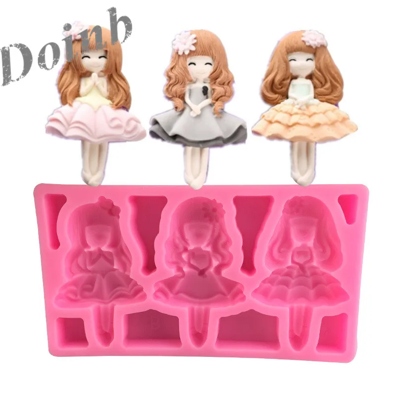 

Doinb DIY Princess Baby candy confectionery craft jelly chocolate silicone mold cake decorating tool