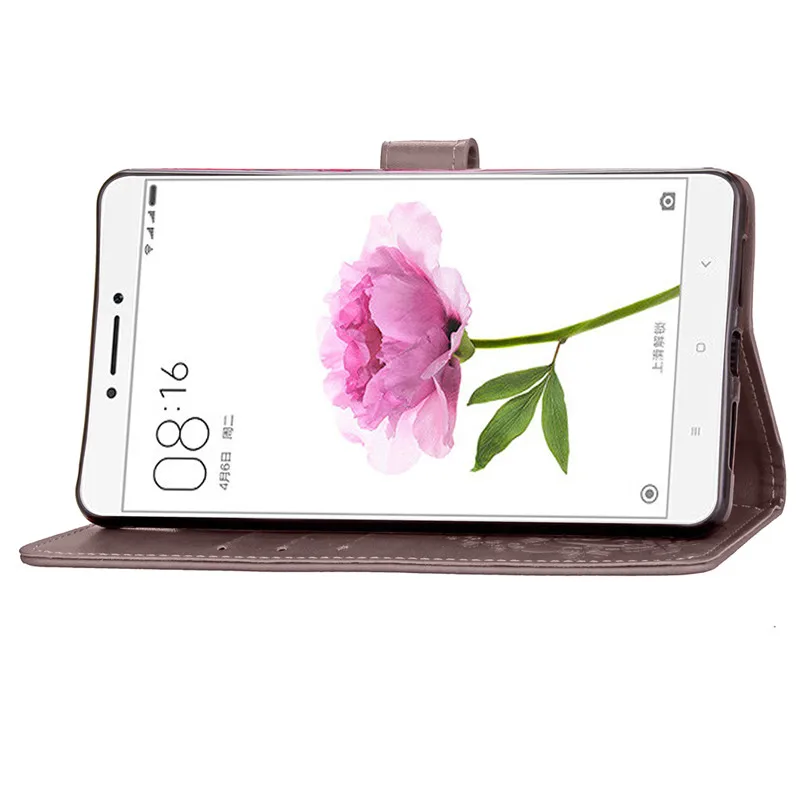 Jfvnsun чехол для Xiaomi Mi Max Новый Leaf Clover цветочным узором тиснения Бумажник Стенд
