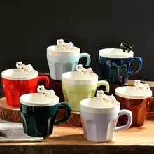 Un Gato Soñoliento Caliente Personalizada Taza de Café de Cerámica de la Leche Taza de Té Personalizado de Cumpleaños Regalos de Navidad