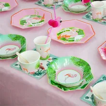 8pcs Pink/Green Flamingo Tableware Party Paper Plates Sweet Dishes Paper Cups Baby Shower Favor Paper Napkins Drinking Straws 8pcs Pink/Green Flamingo Tableware Party Paper Plates Sweet Dishes Paper Cups Baby Shower Favor Paper Napkins Drinking Straws