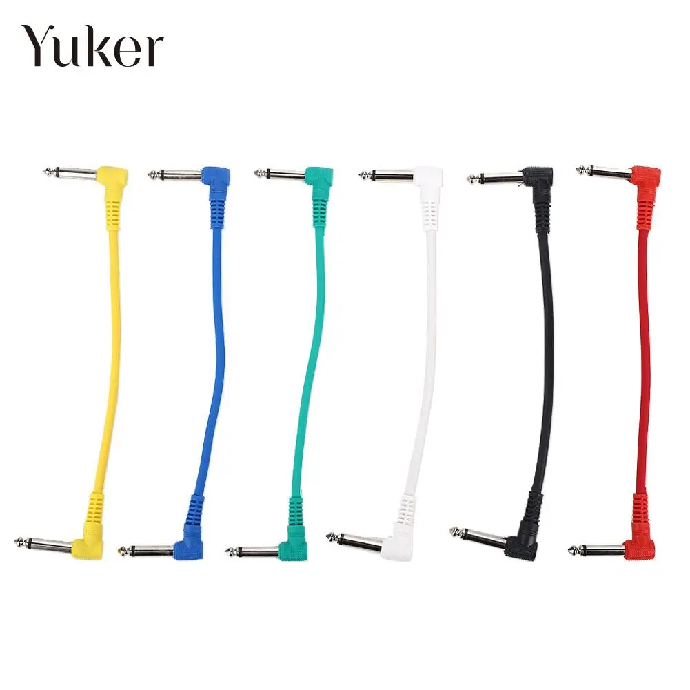 

Guitar Cable Guitar Connection Line Audio Cable Ukulele Band Durable Guitar Cord Effector 22cm Electric Guitar