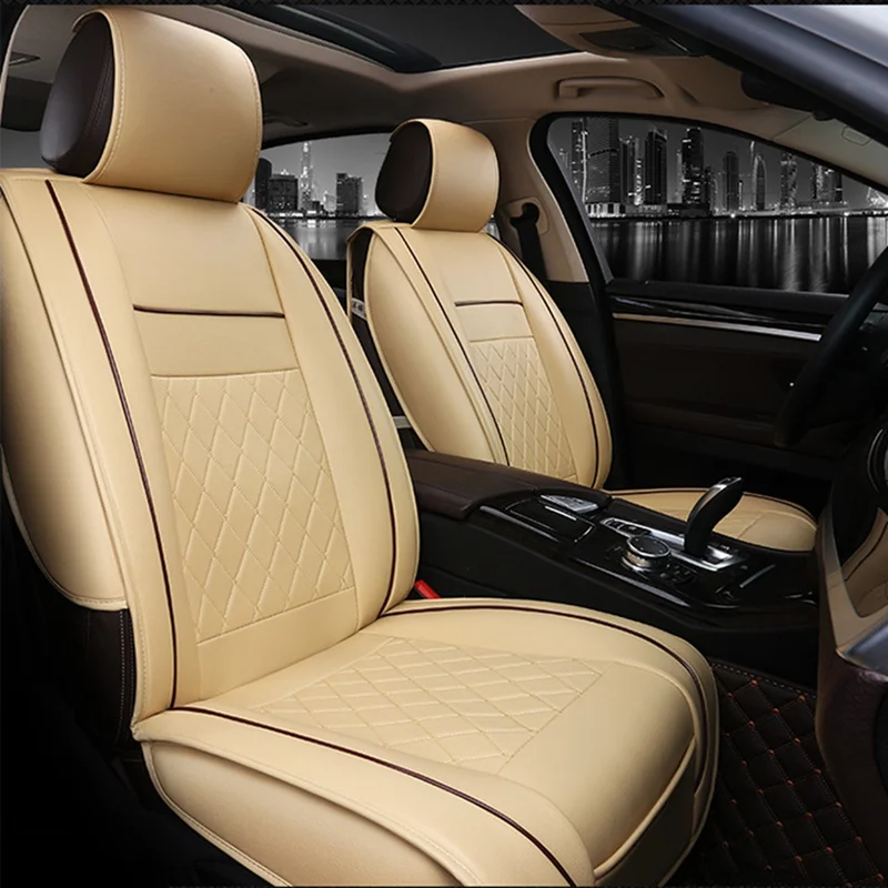 Универсальный размер, Автомобильная подушка, подходит для большинства автомобилей, одиночное летнее крутое сиденье, подушка, четыре сезона, общий, окруженный автомобильный чехол - Название цвета: BG 1pc Front seat