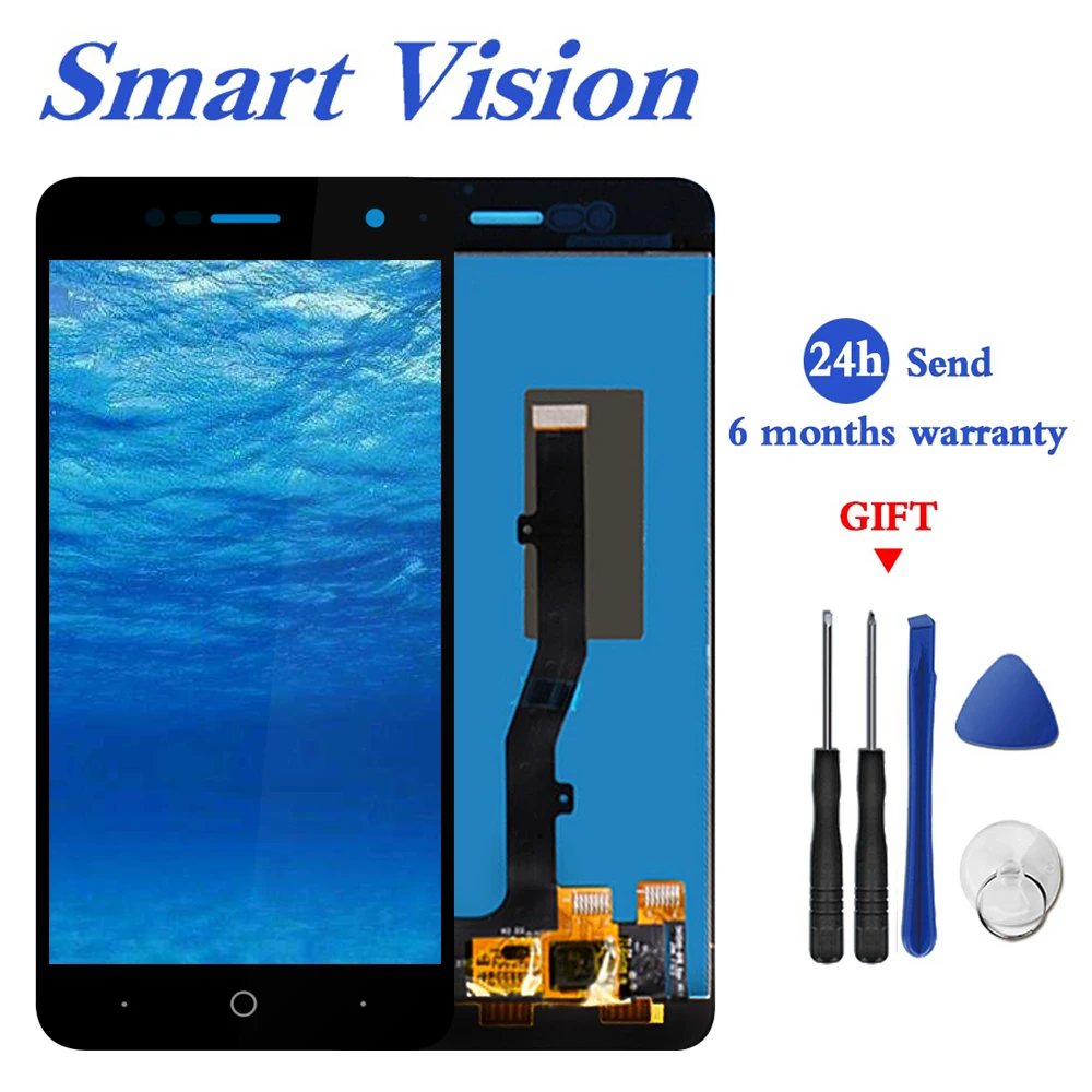 

For ZTE Blade V8 Mini Full LCD Display + Touch Screen Digitizer Assembly Module Replacement Parts 5.0 inch