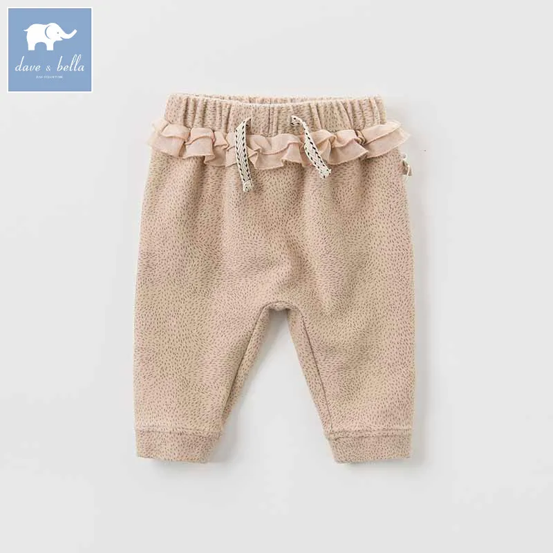 

DB8514 dave bella autumn infant baby girls full length kids fashion pants children toddler pants girls trousers