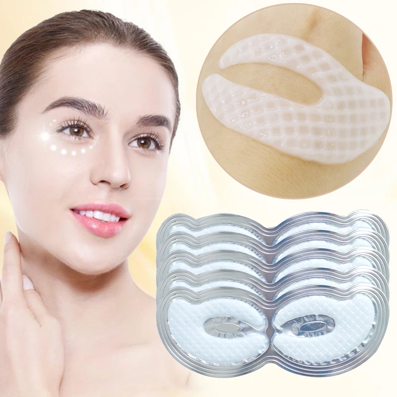 Efero 2pc=1pair Hyaluronic Acid Repair Eye Patches Dark Circles Winter Moisturizing Crystal Collagen Eye Mask Eye Care TSLM1