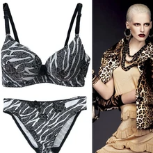 C D чашка бюстгальтер набор полная чашка Размер код 80C-D 85C-D 90C-D бюстгальтер высокого класса Роскошные животные сексуальные тонкие секции женское нижнее белье живопись