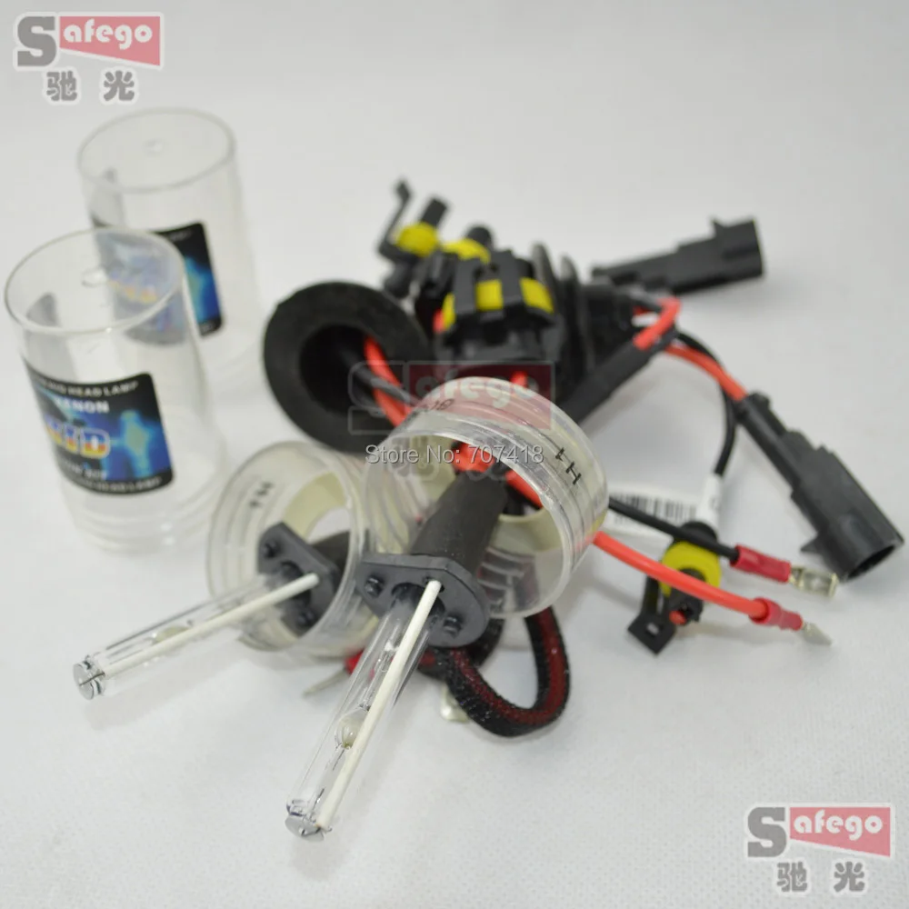 Ксеноновая фара Safego 55 Вт HID H1 H3 H4 H7 H8 H9 H11 9005 9006 HB2 HB3 HB4 для автомобилей мотоциклов 12 В