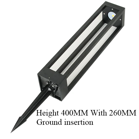 40cm Ground insertio 10 Вт Уличный садовый ландшафтный светильник 220 В 110 в 12 В светодиодный светильник для газона COB водонепроницаемый светильник ing светодиодный светильник садовый светильник - Испускаемый цвет: 40cm Ground insertio