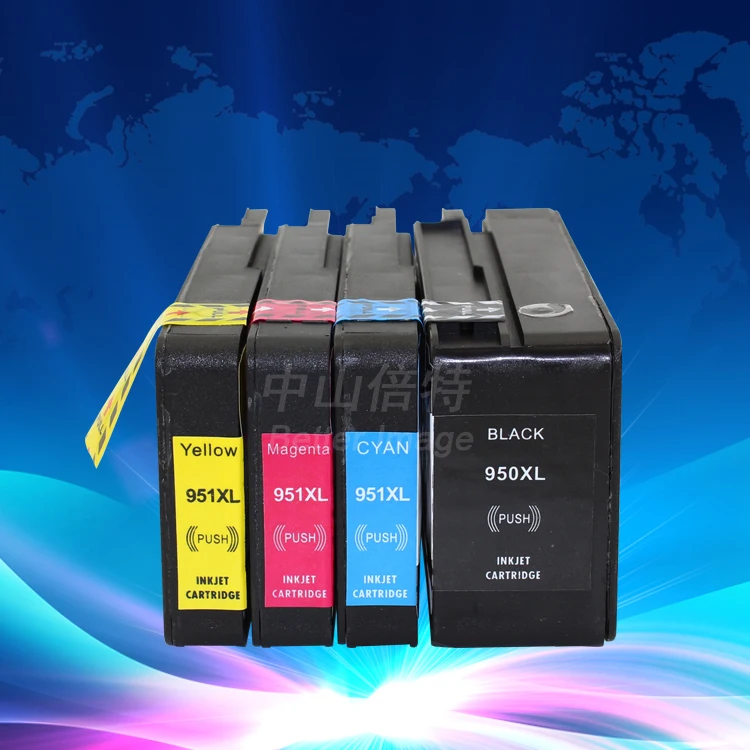 Набор чернил для HP 950XL 951XL с чипом 5 упаковок высокопроизводительные чернила OfficeJet