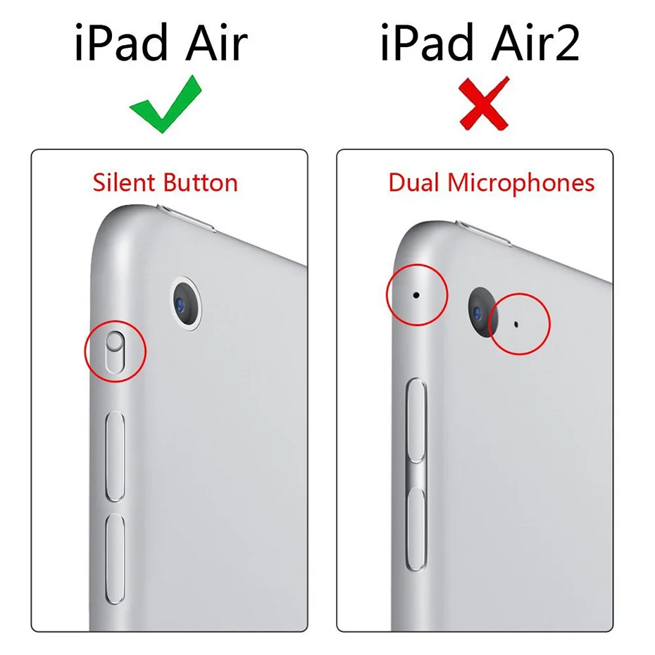 Ударопрочный чехол для Apple iPad Air 1 детский тонкий прочный защитный A1474 A1475 A1476