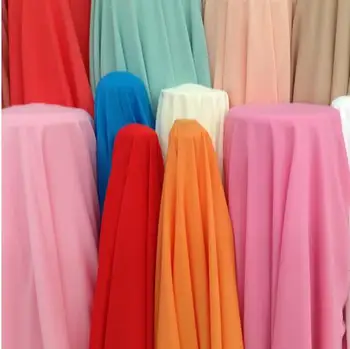 

150cm*100cm little stretch chiffon cos thin opaque fabric cloth fabric dress shirt diy handmade cloth fabric material wholesale