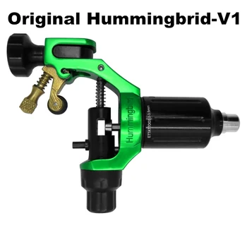 

Professional 100% New Original Hummingbird-V1 Green Rotary Tattoo Machine Swiss Motor Free RCA Cord Free Shipping