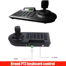 3D 3 оси PTZ Джойстик PTZ контроллер клавиатура RS485 PELCO-D/P W/ЖК-дисплей для аналогового видеонаблюдения скорость купольная PTZ камера
