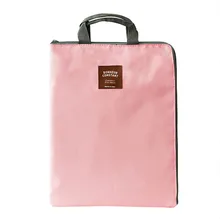 Простой Твердый А4 большой емкости Сумка для документов Бизнес Портфель для хранения файлов папка для бумаг канцелярские товары студенческий подарок розовый