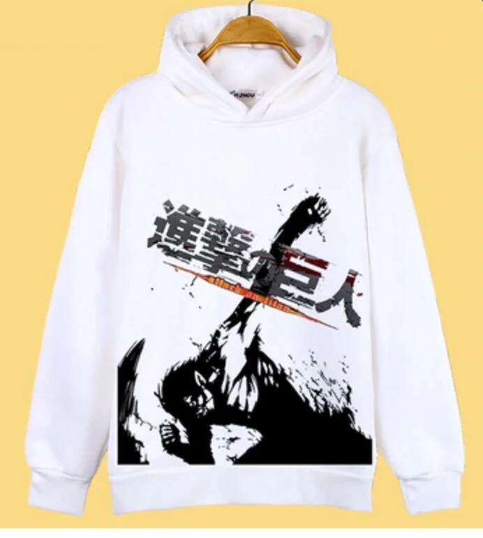 attack on titan pullover hoodie