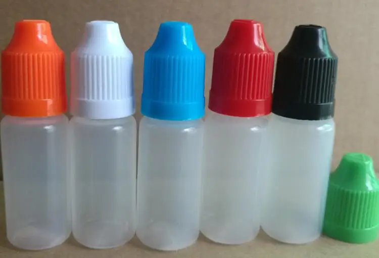 

EMS or DHL free 500pcs PET Plastic Dropper Bottles With Childproof Cap Liquid Bottles For Electronic Cigarette eGo Empty oil