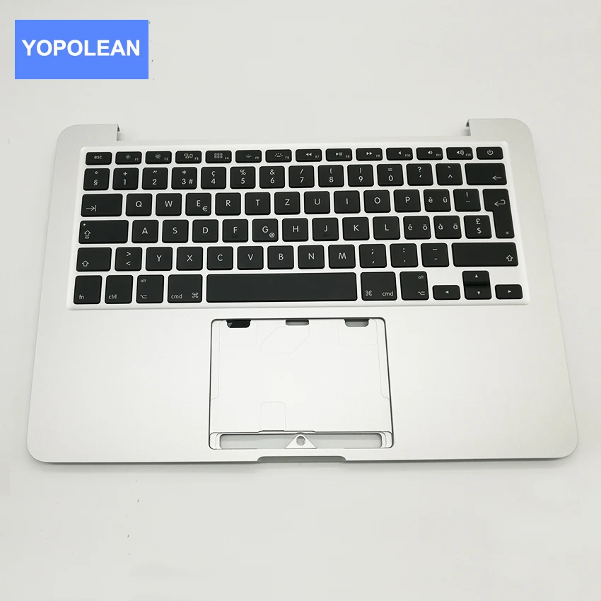 Новая швейцарская клавиатура SW для Macbook Pro Retina 13 дюймов A1502 с подсветкой и