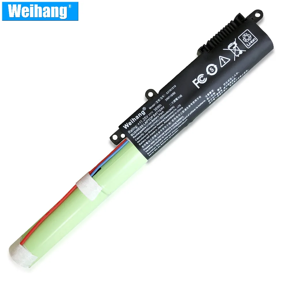 Japanese Cell 36Wh 11 25 V Weihang A31N1519 Аккумулятор для ноутбука ASUS X540S X540L X540SA X540LA SI302 A540 F540