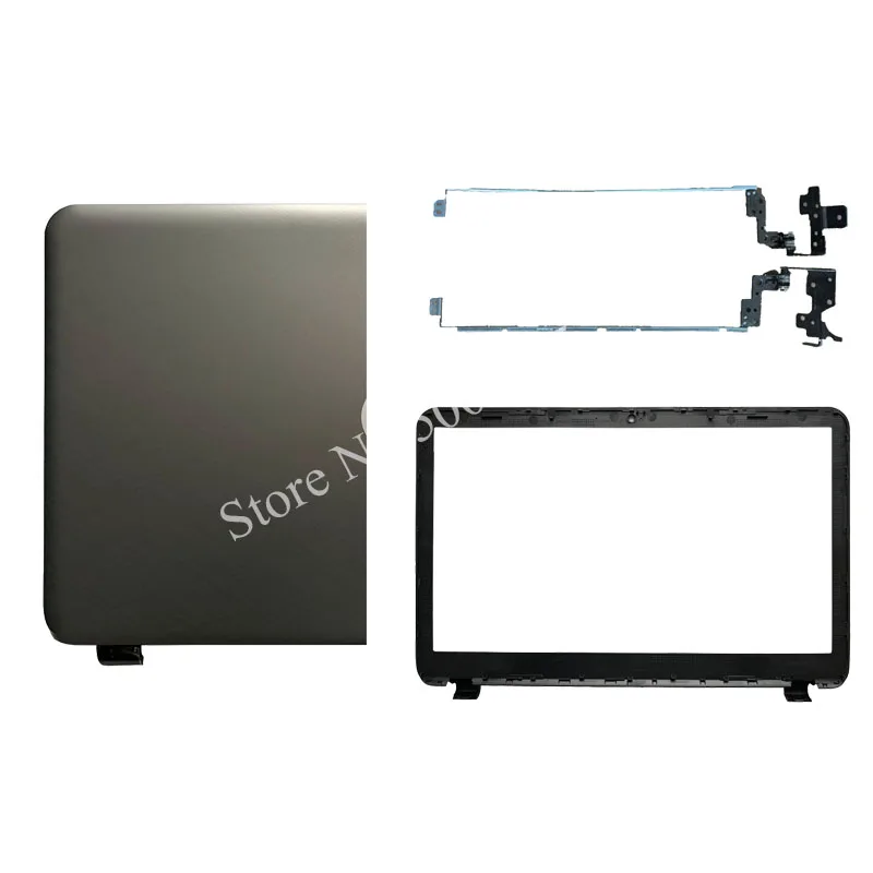 Gray B and Hinges Lcd задняя крышка/lcd передняя рамка/Петли для hp 15-r009ns 15-r010ns 15-r011ns 15-r012ns 15-r127nf 15-r128nf 15-r130nf 15-r132nf - Цвет: Gray B and Hinges