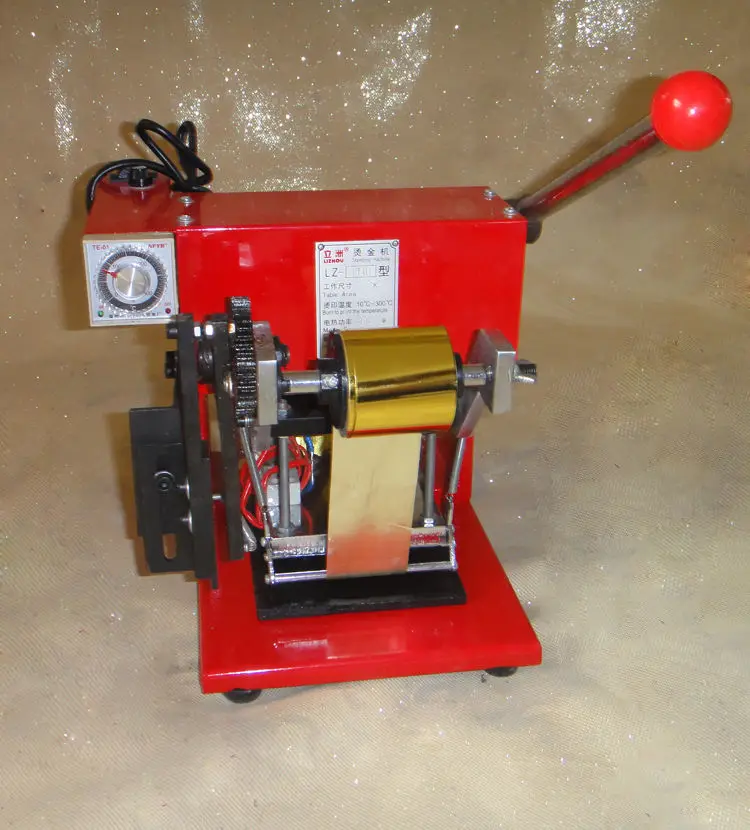 

New 4.5"X4.5" Hot Foil Stamping Tipper Bronzing Machine PVC Id Card Letter